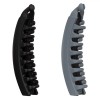 Set Clame Păr, Tip Banana, Lungime 12.5 cm, Culoare Negru și Gri, 2 Bucăți, Oem
