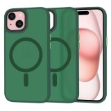 Husa pentru iPhone 15 - Techsuit HaloFrost&nbsp;MagSafe Series - Midnight Green