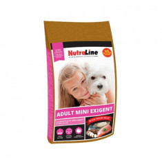 Nutraline Dog Adult Mini Exigent 1kg, Hrana caini talie mica mofturosi foto