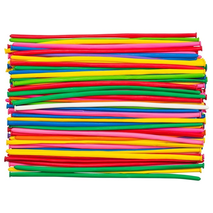 Set 50 baloane colorate pentru modelaj, latex, Ropet