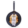 Tigaie Aluminiu 30cm Baker&#039;s Secret Best CarHome, Antiaderenta, Gri Inchis, Compatibila Plite Gaz, Ceramica, Inductie. Nu cuptor!