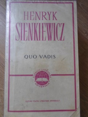 QUO VADIS-HENRYK SIENKIEWICZ foto