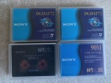 Lot 4 Casete DAT SONY &ndash; &Icirc;nregistrate o singură dată &ndash; 12