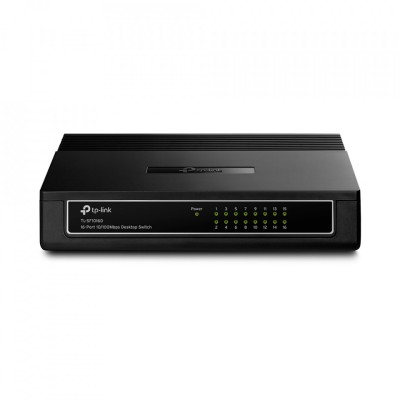 SWITCH 16 PORTURI TP-LINK TL-SF1016D 10/100MB foto