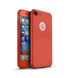 Husa iPhone 7 iPaky 360 Rosie, Protectie Completa, Anti-soc, Anti-zgarieturi + Folie Ecran