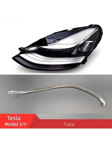 Set fibra reparatie lumini de zi DRL far stanga Tesla Model 3, Model Y
