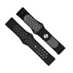 Curea Bratara sport Edman pentru Fitbit Charge 3 / 4, marimea S, Negru/Gri
