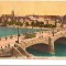 CPIB 16766 CARTE POSTALA - BASEL. NEUE RHEINBRUCKE, PHOTOGLOB Co. ZURICH, 1907