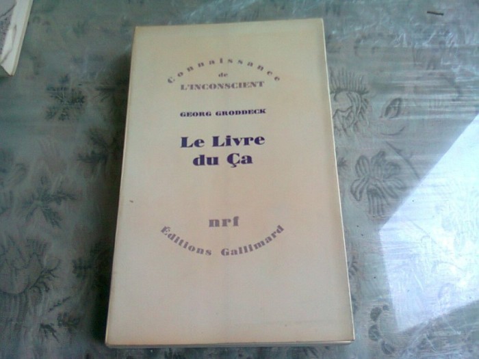 LE LIVRE DU CA - GRODDECK