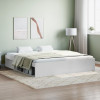 Cadru de pat, alb, 180x200 cm, Super King Size GartenMobel Dekor, vidaXL