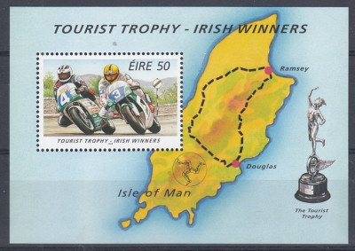 Irlanda 1996 - MOTOCICLISM - MNH foto