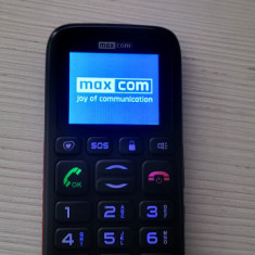 Telefon varstnici Dualsim Maxcom MM428BB black rosu Livrare gratuita!