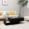 VidaXL Măsuță de cafea, negru, 105x55x32 cm, lemn prelucrat 808523
