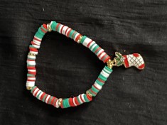 Bratara elastica cu motive de Craciun