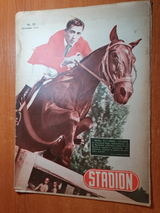 stadion septembrie 1957-activitatea ciclista,capionatul de fotbal,yachting,tenis