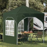 vidaXL Cort de Petrecere Pop-up 192 x 192 x 245 cm Verde 42019827