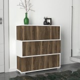 Cumpara ieftin Dulap Pantofi Napolyon Alb-Walnut
