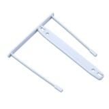 Alonjă de mare capacitate Office Products Z-Clip albă 50 buc/set