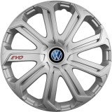 Cumpara ieftin Set 4 Capace Roti Evo Gri R15, Pentru Volkswagen, Autohelix MSA