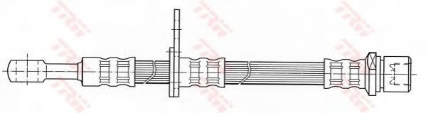 Conducta / cablu frana SUBARU LEGACY IV Combi (BL, BP, B13) (2003 - 2016) TRW PHD438