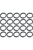 Cumpara ieftin LEMLIN 20 bucle de chei, 25 mm, inele despicate din oțel inoxidabil pentru proiecte DIY, chei de mașină, casă și bricolaj, negru C