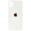 Capac Baterie Compatibil iPhone 12 Alb / White, Decupaj Camera Mare, Bulk