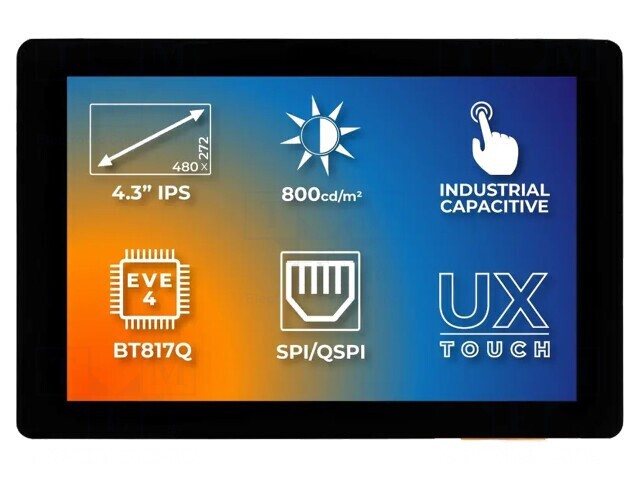 Afișaj TFT 4,3&quot; 480x272 LED RGB