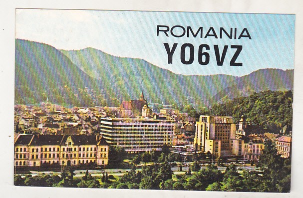 bnk cp Brasov - Vedere - carte postala QSL circulata