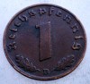 2.753 GERMANIA 1 REICHSPFENNIG 1938 B, Europa, Bronz