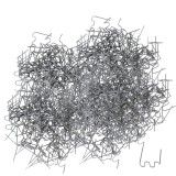 Cumpara ieftin Set 500 capse sudura plastic model S, grosime 0.8 mm, reparatii bara auto si fisuri, otel tungsten, pentru pistol lipit