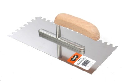 Gletiera inox Holzer 333, cu dinti de 8 mm, 27 x 13 cm foto