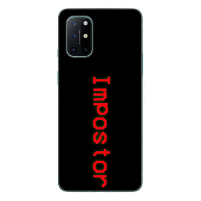 Husa compatibila cu OnePlus 8T Silicon Gel Tpu Model Among Us Impostor foto