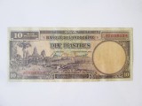 Rară! Indochina(Vietnam,Laos,Cambodgia) 10 Piastres 1947,bancnota din imagini la cel mai mic preț