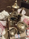 Set ceai cafea aurit