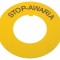 Inel Avertizare PVC 22mm Montaj 22.5mm 60mm