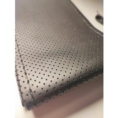 Husa volan Opel ac si ata neagra din piele perforata