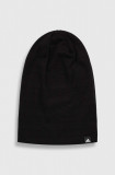 Adidas șapcă culoarea negru, din tesatura neteda