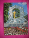 HOPCT 19578 STATUIA JOHANN STRAUSS- VIENA - -STAMPILA / TIMBRU -AUSTRIA -CIRCULATA