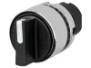 Comutator rotativ 22mm EAO Poz.i stab 2 negru fără IP65 46
