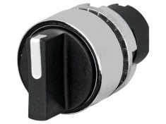 Comutator rotativ 22mm EAO Poz.i stab 2 negru fără IP65 46
