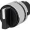 Comutator rotativ 22mm EAO Poz.i stab 2 negru fără IP65 46