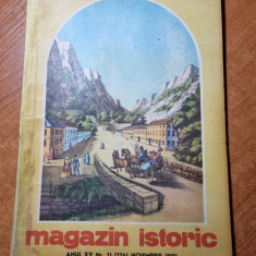 revista magazin istoric noiembrie 1981