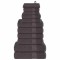 vidaXL Set prosoape 12 buc Antracit 360 g/m&sup2; 100% bumbac