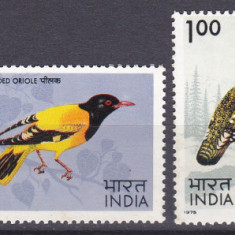 DB1 Fauna Pasari 1975 India 4 v. MNH