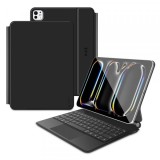 Husa Cu Tastatura pentru Apple iPad Pro 13 (2025) / (2024), Tech-Protect, SmartCase Magnetic, Neagra