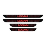 Set 4 Stickere Negre Pentru Praguri Dacia Logan