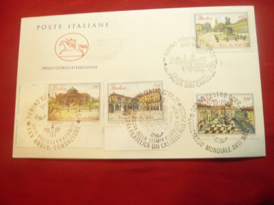 Plic FDC Torino -Centru 1987 Italia foto