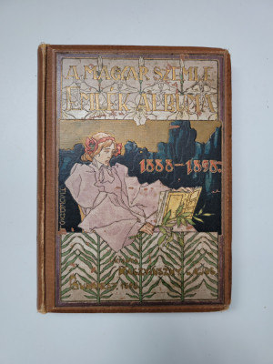Almanah Editie Jubiliara de lux Magyar Szemle 1888-1898, inseratii Art Nouveau! foto