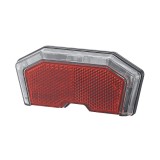 Stop eBike 3 LED Rosii, 6-15V, Negru, 50/80mm prindere, K1237/E1, Accesorii Bicicleta
