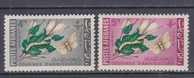 AFGANISTAN 1963 ZIUA AGRICULTURII SERIE MNH foto